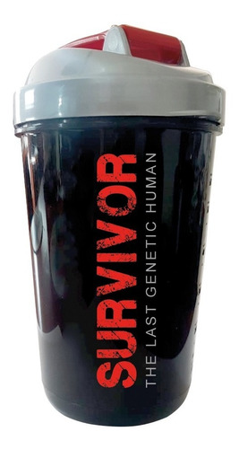 Vaso Shaker Black Survivor Genetic 600 Ml Batidos Sin Grumos