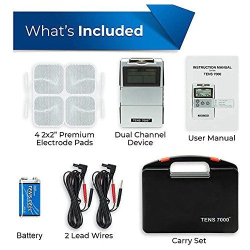 Unidad De Tensa Digital Tens 7000 Con Accesorios