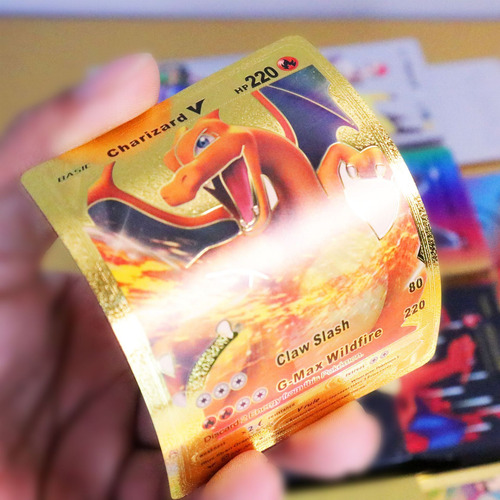 Juego De Mesa Coleccionable Cartas/mazo De Láminas Doradas