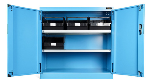 Armario Storage Compat 102x55x100cm Para 600 Kg Color Azul