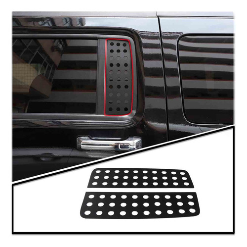 La Ventana Trasera Panel Decoración Para Hummer H3 2005-2009