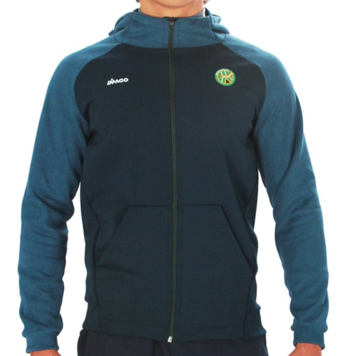 Campera Deportiva Con Capucha Imago Sudáfrica Azul