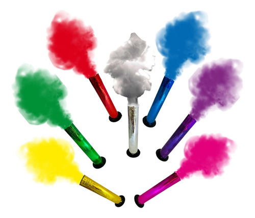 Bomba De Humo Bengala Colores A Incluye 24 Pzas Color Multicolor