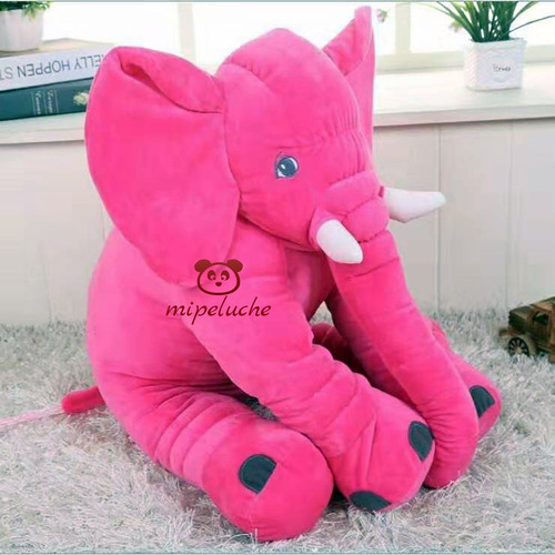 Peluche Elefante Almohada Bebe Niño 60 Cm Cojín Antialérgico