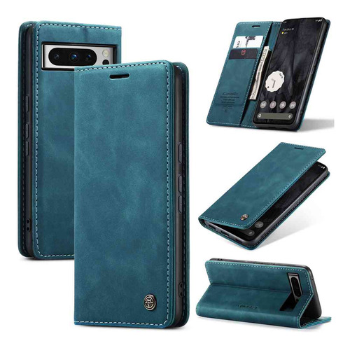 Funda De Piel Sintética Con Ventana Abatible Para Google Pixel 6 6a 7 7a 8 8a 9 9a 10 10 Pro Xl
