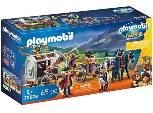 Playmobil Movie 70073 Charlie Con Carro Prision Orig Intek 