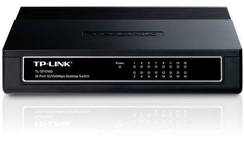 Tp-link, Switch De Escritorio 16 Puertos 10/100, Tl-sf1016d