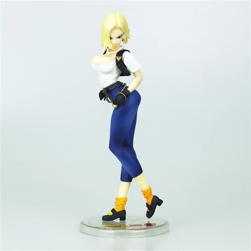 Dragon Ball Z - C18 Androide No Lazuli Figura Jeans 19 Cm