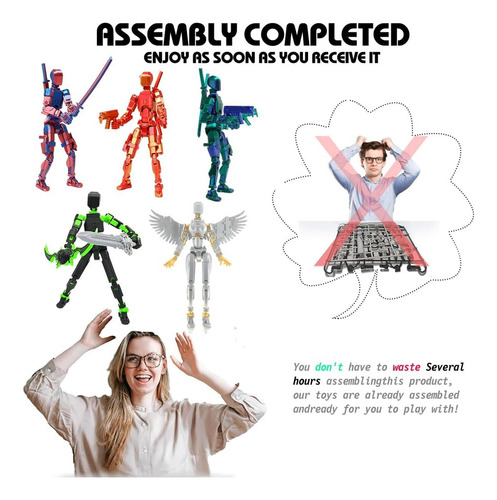 Figuras De Acción T13 Ensambladas, Robot 3d