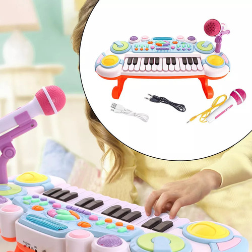 Mini Piano De Juguete Shaoke Para Teclado De Piano Para Niño
