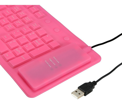Teclado Teclado Flexible Silicona 108 Teclado Usb Plegable