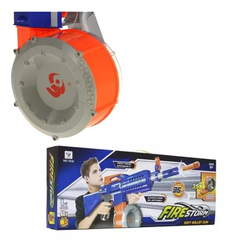 Lançador Automático Estilo Nerf Com 40 Dardos sniper 7016