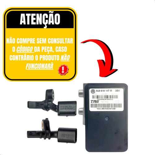 Kit Sensores Td Dd Com Modulo Abs Vw Gol G6 A G8 2013 A 2023