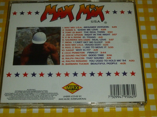 Cd Max Mix U.s.a 1995