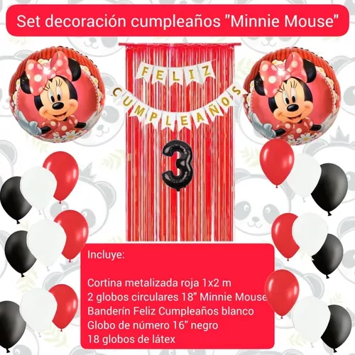 Decoración De Cumpleaños De Minnie Mouse