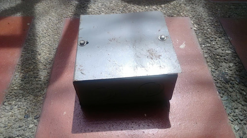 Caja De Paso 4 X4 X2,5  Metálica Para Electricidad