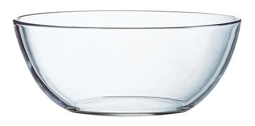 Ensaladera Bowl Vidrio Templado Redonda Hudson 23 Cm Hsk