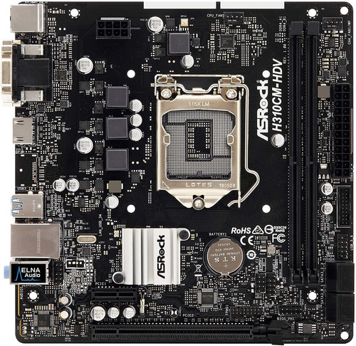 Motherboard Placa Madre Asrock H310cm Hdv S1151 Diginet