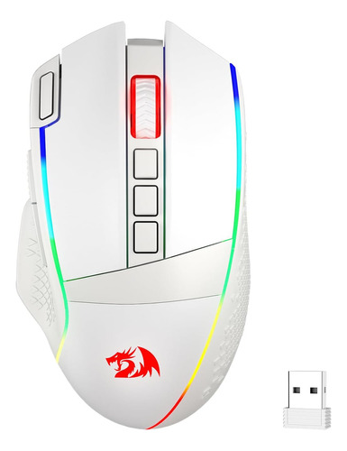 Mouse Ratón Inalámbrico Computadora Trabajo Videojuegos Blan