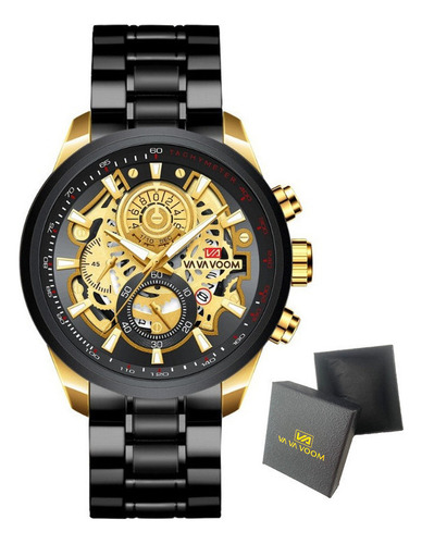 Reloj Deportivo De Acero Inoxidable Va Va Voom 2311 Con Cale