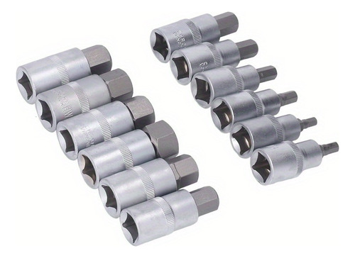 Conjunto De Chaves Hexagonais Pesadas De 1/2 Drive, Soquetes