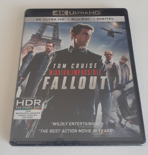 Mission Impossible Fallout 4k Ultra Hd Blu-ray Original