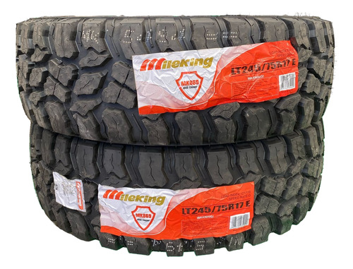 Kit 2 Llantas 245/75r17 Lt Mileking 121/118q 10pr Mk869