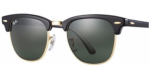 Gafas Ray Ban Clubmaster 3016 Marco Negro Lente Verde Oscuro