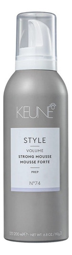 Keune Style Strong Mousse Fixação Forte Com Volume 200ml