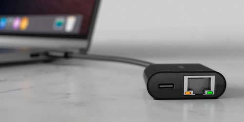 Imagen 4 de 5 de Adaptador De Red Belkin Inc001btbk Usb-c A Ethernet Gigabit