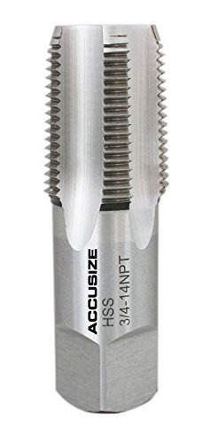 Accusize Industrial Tools Hss Taper Tuberia-npt