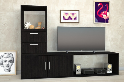 Biblioteca Modular Tv Mesa Tv Rack Organizador  Minimalista