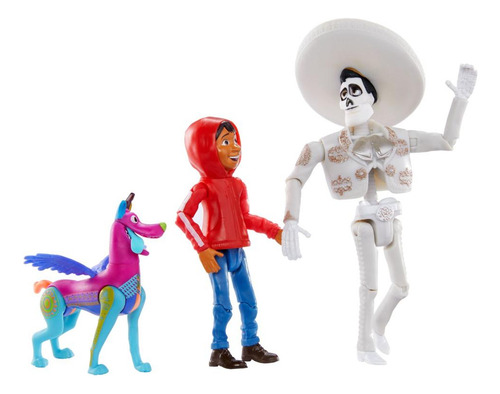 Bonecos Coco Disney Pixar 3 Figuras Storytellers Mattel Hmm0