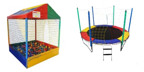 Locaçã Piscina De Bolinhas E Cama Elástica