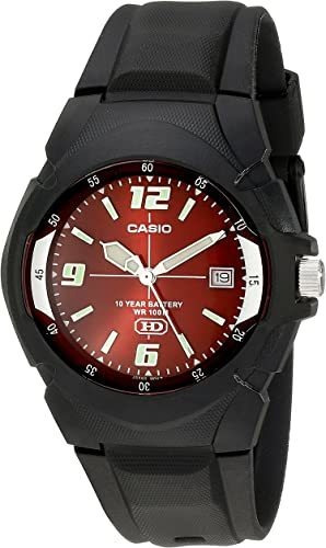 Casio Reloj Deportivo Negro Mw600f-4av Para Hombre, Negro,