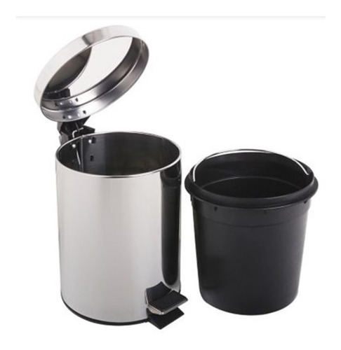 Bote De Basura Con Pedal 3l Cromo