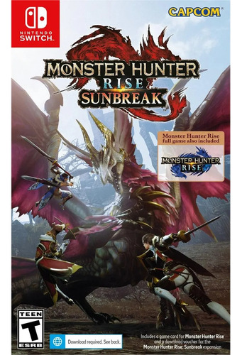Monster Hunter Rise Sunbreak + Monster Hunter Rise.-nsw