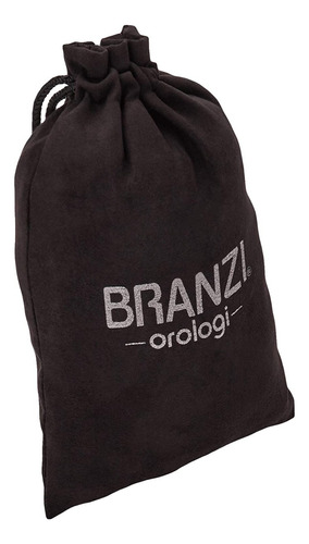 Reloj Branzi Para Caballero Resistente Al Agua 20603 Correa Plateado