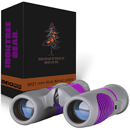 Binoculares Para Niños Por Irontree Gear - 8x21 Alta Gfr5k