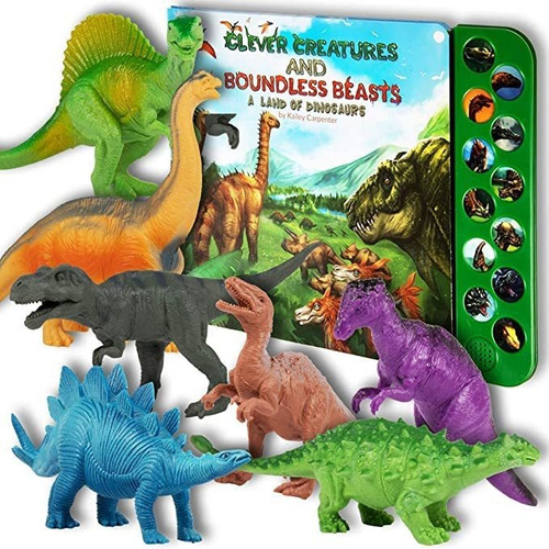 Juguetes Dinosaurios Li'l-gen Para Niños - Libro C9b53