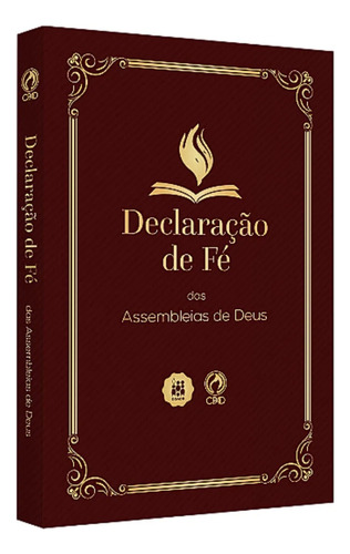 Declaração De Fé | Atualizada - Vinho | Ed. Cpad