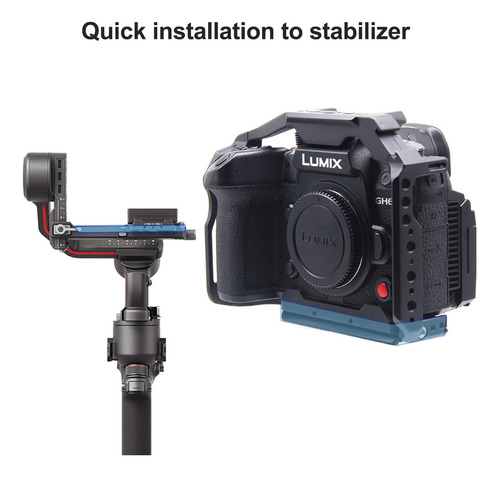 Anntery Gh6 Cage Para Panasonic Lumix Gh6 Capa Completa Con