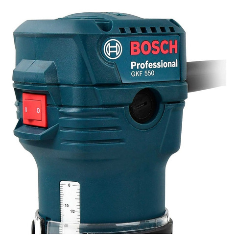 Imagen 3 de 9 de Router Fresadora De Cantos Bosch Gkf 550 Profesional 550 W