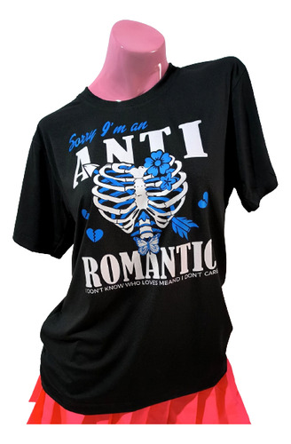 Franela Anti Romántico Aesthectic Unisex Por Encargo 