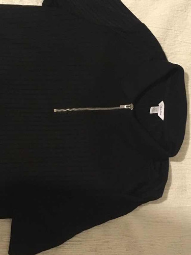 Remera Con Mangas Calvin Klein Mujer Medium Importada
