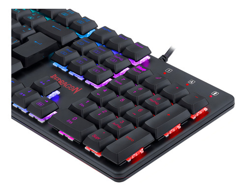 Teclado Gamer Mecanico Redragon Shrapnel K589rgb Español Rgb