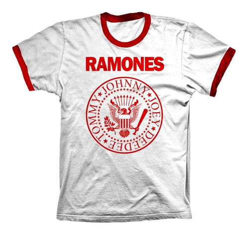 Remera Ramones Johnny Ramone Vintage Retro Logo Algodon