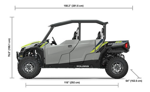 Imagen 13 de 17 de Polaris General 1000 Sport 4plazas +travesía Free No Canam