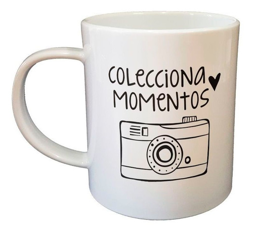 Taza De Plastico Colecciona Momentos Fotografia Amor