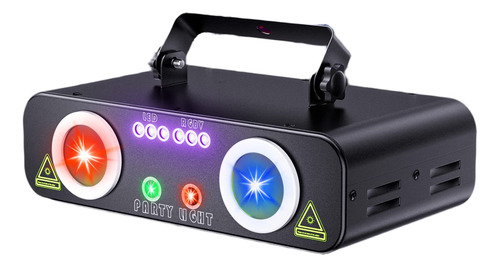 Luz Laser Estroboscópicas 5en1 Gráficos 3d Animados Fiesta